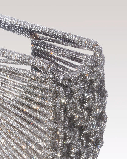 Daisy Jewel Bag – Silver