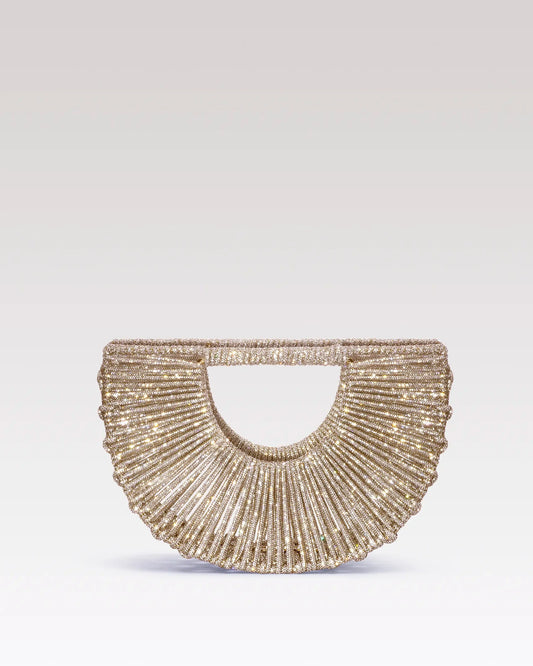 Daisy Jewel Bag- Champagne Gold