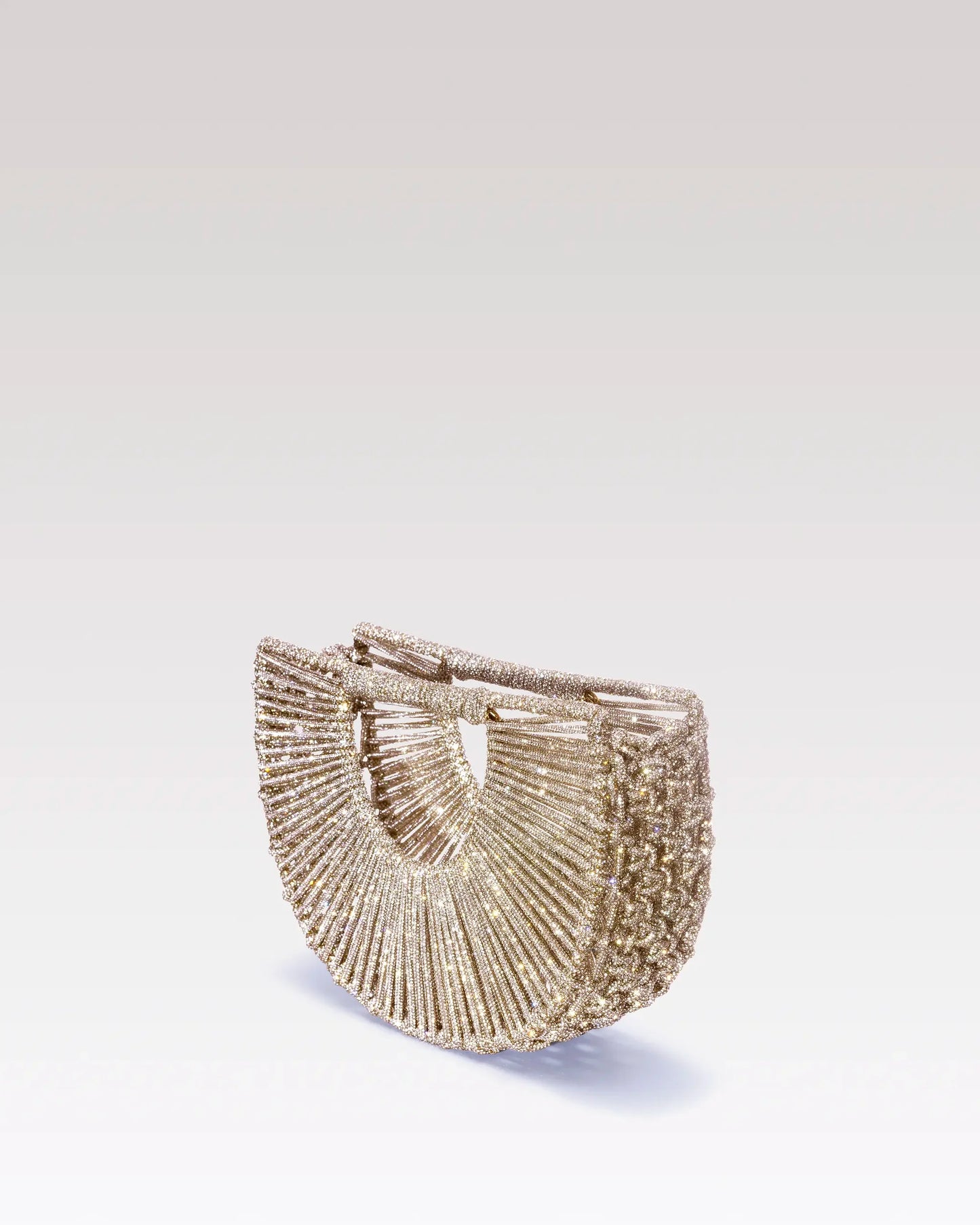 Daisy Jewel Bag- Champagne Gold
