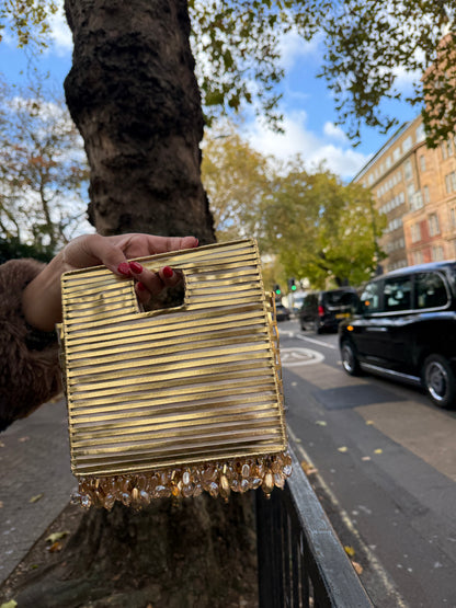 CHAMPAGNE DRIP BAG-Gold