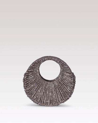 Sara Jewel Mini Bag – Grey-Medium