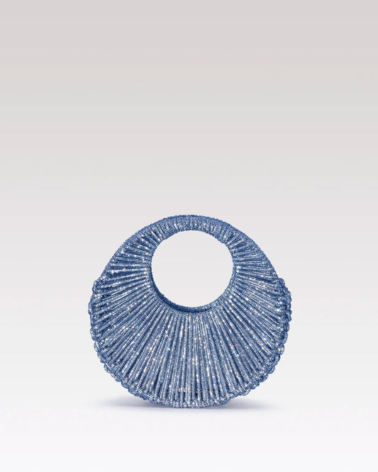 Sara Jewel Mini Bag – Ice Blue-Medium