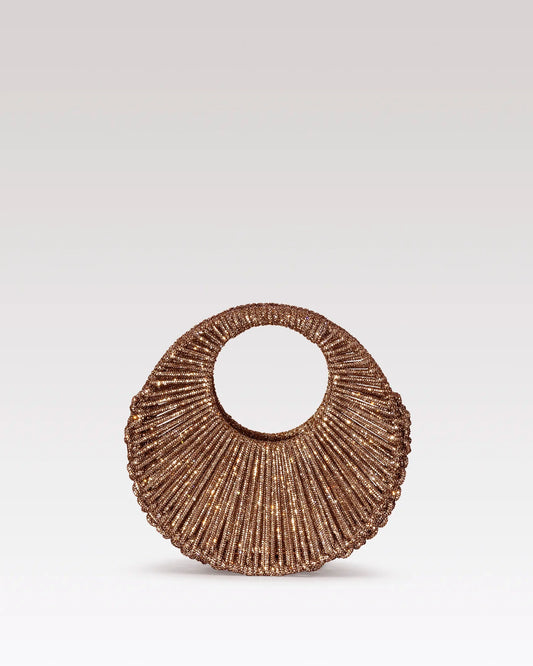 Sara Jewel Mini Bag – Copper Gold-Medium