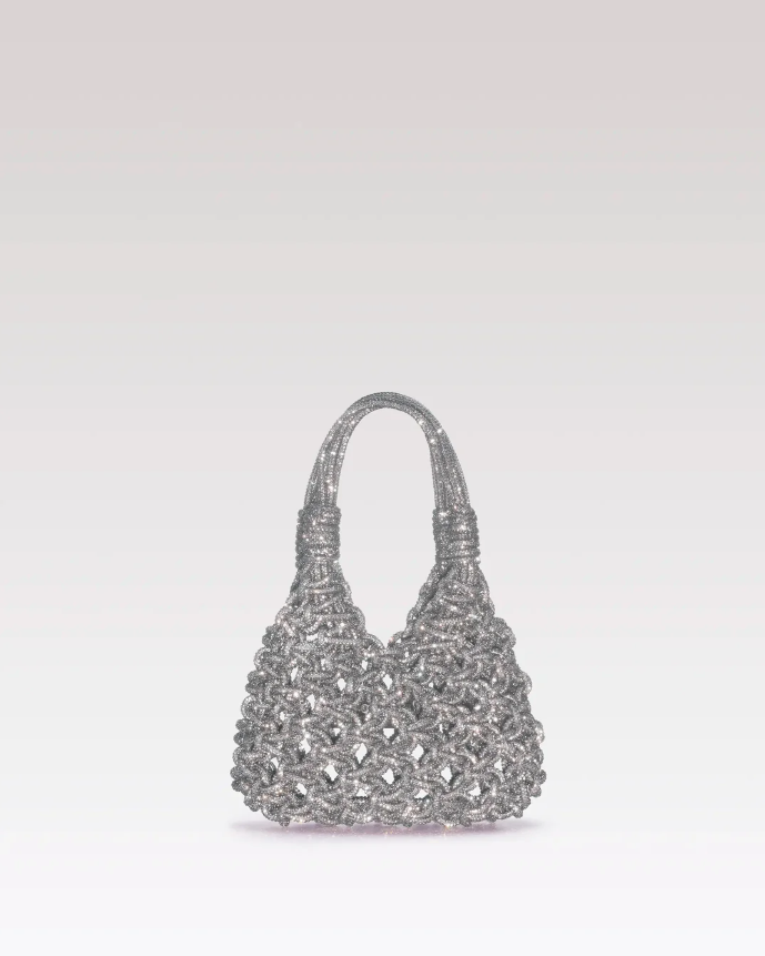 Celestia Mini Jewel Bag - Silver