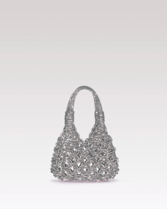 Celestia Mini Jewel Bag - Silver