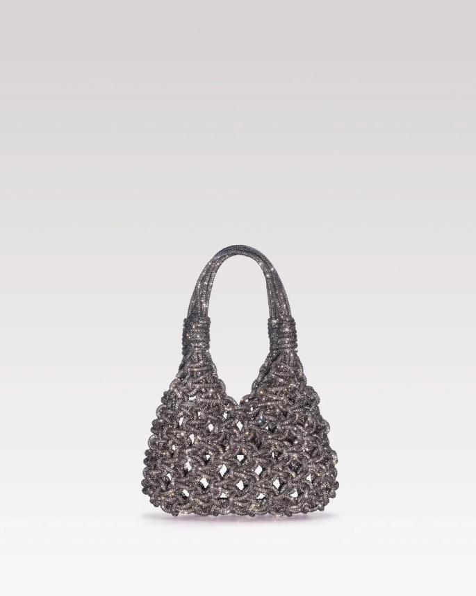 Celestia Mini Jewel Bag - Black