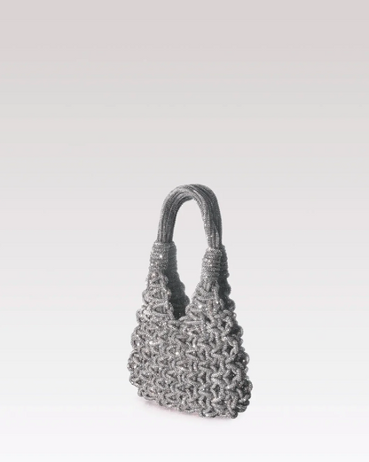 Celestia Mini Jewel Bag - Silver