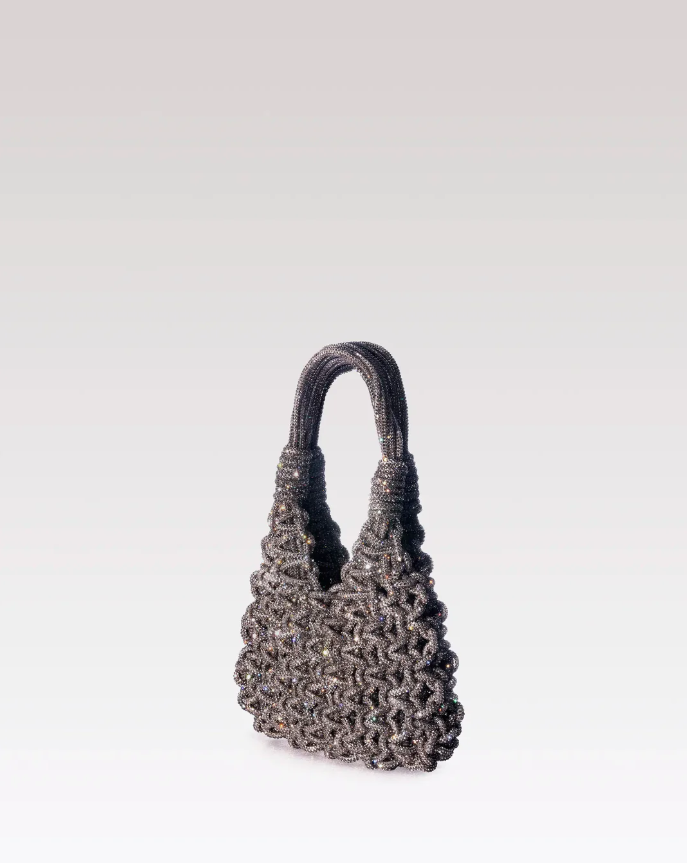 Celestia Mini Jewel Bag - Black