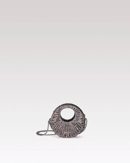 Sara Jewel Mini Bag – Grey-Mini